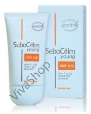 SeboCalm (СебоКалм) SeboCalm Young Moisturizer Нежный крем для подростковой, жирной кожи, склонной к акне 50 мл + пробничек