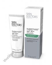 Skin Doctors (Скин Докторс) Skin Doctors Supermoist SPF 30+ Accelerator Увлажняющий крем для лица с UV-фильтром SPF 30 50 мл