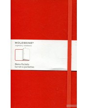 Moleskine с кармашками Красная (QP065RF#978-88-6293-036-9)