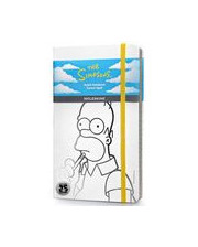  Записная книжка Moleskine The Simpsons. Белая, в линию 448687