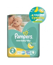 PAMPERS New Baby Mini 2 (3-6 кг) 72 шт.