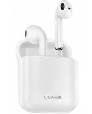 USAMS Dual Wireless Bluetooth Sereo Headset White (Код товара:8824)