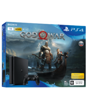 Sony PlayStation 4 Slim 1Tb Black (God of War) (9385172)