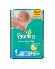 PAMPERS Active Baby-Dry Maxi (7-14 кг), 76 шт (4015400736271)