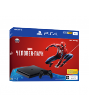 Sony PlayStation 4 Slim 1Tb Black+Spider-Man (9763215)