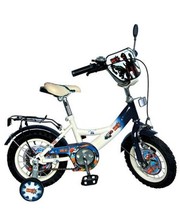  Велосипед детский 12" GR 0001 GR, бело-голубой