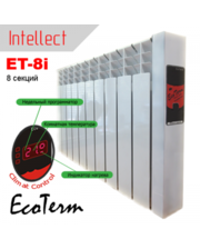  Электробатарея EcoTerm ET-8 Intellect (96У) усиленная с программатором, до 16 м.кв, 205 Вт
