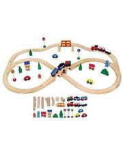  Игрушка Viga Toys Железная дорога (49 деталей) (56304)