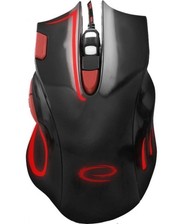 ESPERANZA Mouse MX401 HAWK Black-Red
