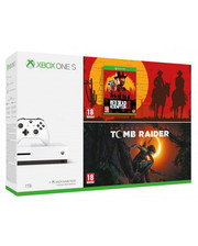 Microsoft Xbox One S 1TB + Shadow of the Tomb Raider + Red Dead Redemption 2
