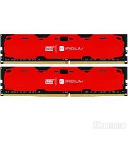 GoodRam 8 GB (2x4GB) DDR4 2400 MHz Iridium Red (IR-R2400D464L15S/8GDC)