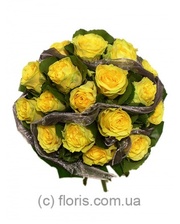 floris Букет желтых роз Иллиус