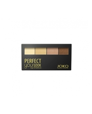  Joko Тени PERFECT 4 цвета с зеркальцем+спонж № 400 5903216090696