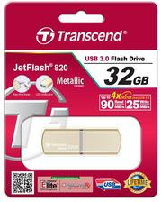 Transcend 32GB USB 3.0 JetFlash 820 Metal Gold