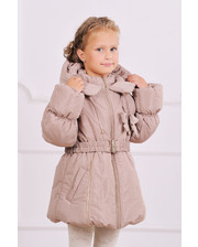 Модный карапуз Куртка-пальто зимняя для девочки (бежевый) (03-00461-0)