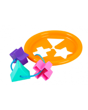 Тигрес Логическое кольцо оранжевое - развивающая игрушка-сортер, 5 элементов, (39165-6)