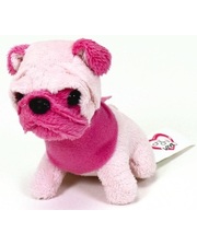 Chi Chi Love Мини-модница Мопс с розовой мордочкой, собачка с повязкой, 10 см. Chi Chi Love, мопс с розовой мордочкой (589 0208-4)