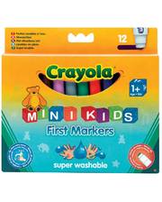 Crayola 12 легко смываемых широких фломастеров (8325)