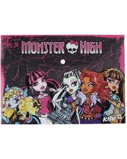 Kite Папка на кнопке А4 Monster High (MH13-200K)