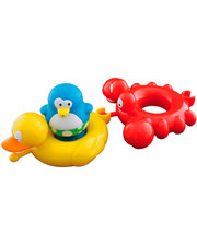  Игрушка для ванны Веселые друзья (пингвин, утка, краб), (23145)
