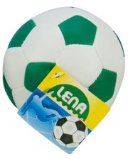 LENA Мяч футбольный мягкий, 10 см, Lena, бело-зеленый (62176-4)