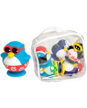  Игрушка для ванны Пингвины на пляже (6 пингвинов в сумке), (23210)