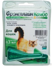 Merial Фронтлайн Комбо от блох и клещей для кошек (3661103027553)