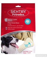SENTRY Petrodex Dental Care с адгезивной зубной пастой для собак 12 шт (51084)
