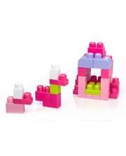Mega Bloks First Builders Розовый в сумке, 80 деталей
