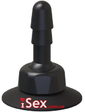  Штекер на присоске Doc Johnson Vac-U-Lock Deluxe 360° Swivel Suction Cup Plug