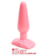 Анальні іграшки  Анальная пробка Butt Plug Pink - Slim Medium фото