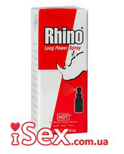 Средства для продления полового акта  Пролонгатор HOT Rhino Long Power spray фото