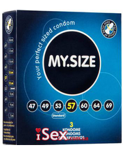 Контрацептивы  Презервативы MY.SIZE 57 мм, 3 шт. фото