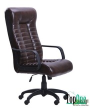 Кресла для руководителей AMF Атлетик Пластик Мадрас дарк Браун 123207 фото