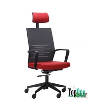 Кресла для руководителей AMF Nitrogen HB графит/бургунди 521203 фото