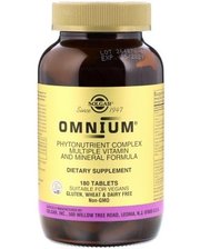 Solgar Omnium Phytonutrient Complex Multiple Vitamin and Mineral Formula 180 Tabs Мультивитамины и минералы Омниум с железом
