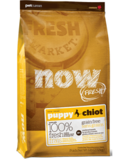 NOW Fresh Puppy Recipe Grain Free Беззерновой для щенков с индейкой, уткой и лососем 11.34 кг (202-1025)