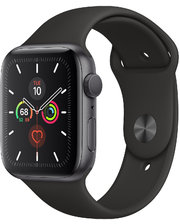 Apple Watch Series 5 44mm Gps Space Gray Aluminum Case with Black Sport Band (MWVF2)