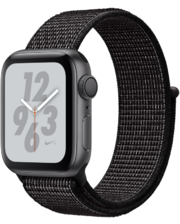 Apple Watch Series 4 Nike+ 40mm Gps Space Gray Aluminum Case with Black Nike Sport Loop (MU7G2)