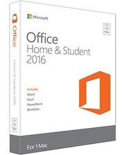 Microsoft Office Mac Home Student 2016 En Medialess (GZA-00646)