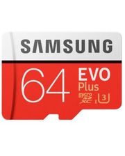 Samsung microSDXC 64GB EVO PLUS UHS-I U3 (R100, W60MB/s) (Код товара:3910)