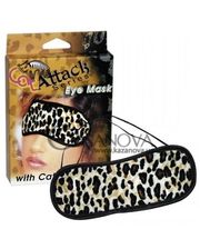 Cottelli Collection Маска Cat Attack Eye Mask леопардовая