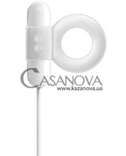 Pipedream Кольцо-стимулятор с вибрацией iSex USB Luv Ring белое