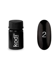 Kodi Professional Гель краска №2 черная, 4 мл
