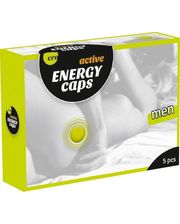 Hot ERO Energy Caps Возбуждающие капсулы для мужчи 5 шт в упаковке