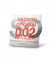  Полиуретановые презервативы Sagami Original 0.02мм, 1 шт