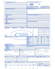  Товарно-транспортная накладная ТТН международная (Форма CMR) А4 100л. без нумерации