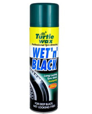 Очистители Turtle Wax Чёрный лоск-аэрозоль для резины фото
