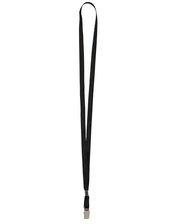 Axent Шнурок для бейджа с металлическим клипом черный 4532(4532-01-A)