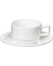 Wilmax Чашка чайная с блюдцем 220мл (993008)